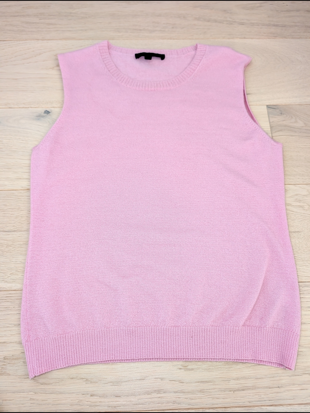 Cashmere Pink Sleeveless Knit Top - Picture 7 of 9